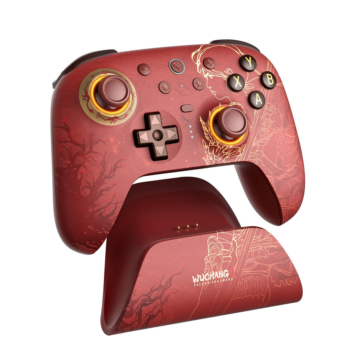 8Bitdo Ultimate 2 Wireless Controller for Windows & Android, Gaming Controller with TMR Joysticks, Switchable Hall Effect/Tactile Triggers, Motion Control, RGB Fire Ring, 8Speed Wireless Tech, Purple