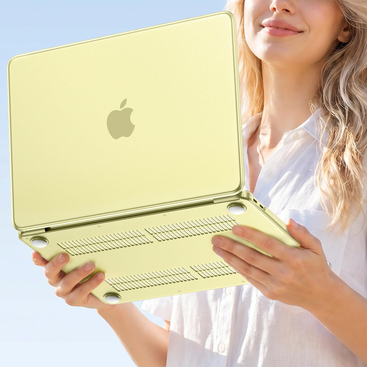 MOSISO Compatible with MacBook Air 13 inch Case M5-M2, Crystal Clear