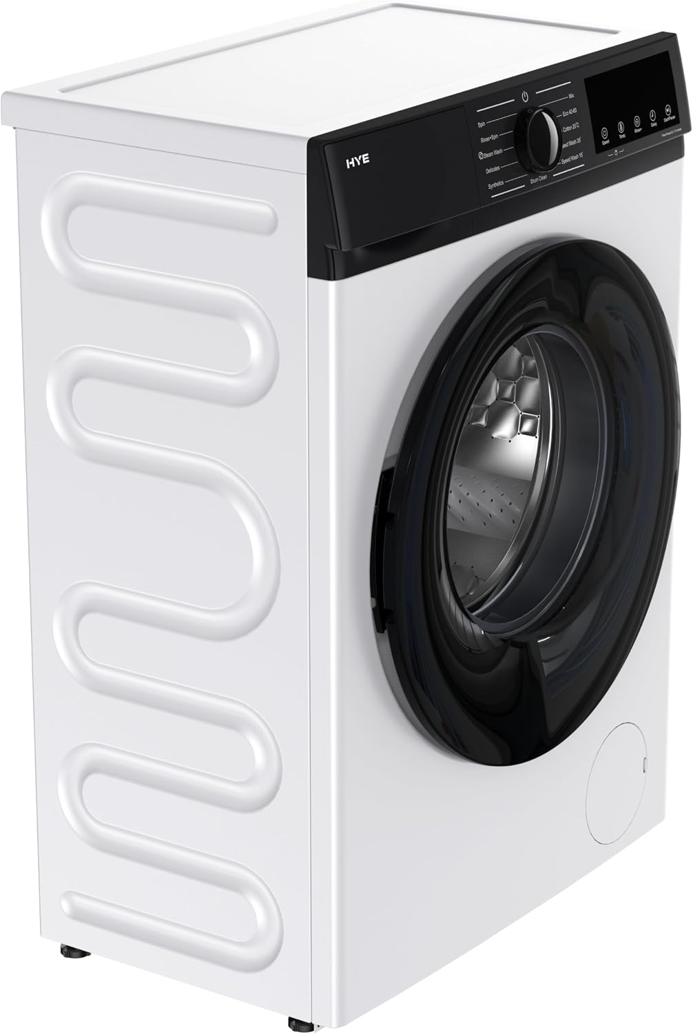 HYE Washing Machine - 7KG Drum, 1200RPM, White