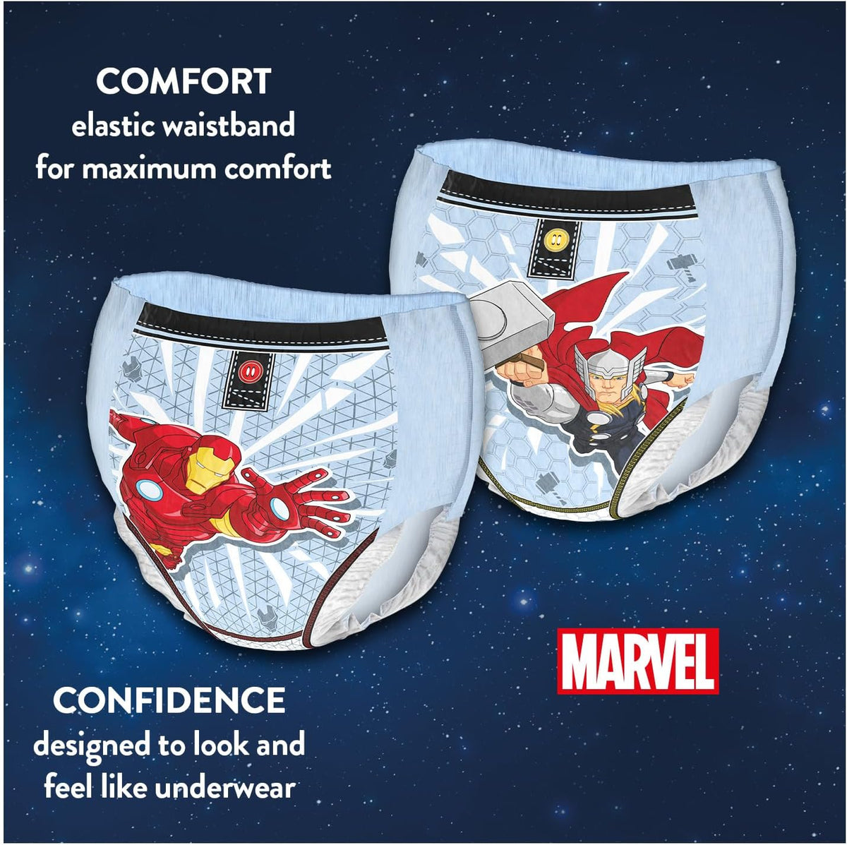HUGGIES DryNites, Pyjama Pants, Boys 4-7 Years (17-30KG), 64 x bedwetting Pants, Up to 100% Leak Free Nights