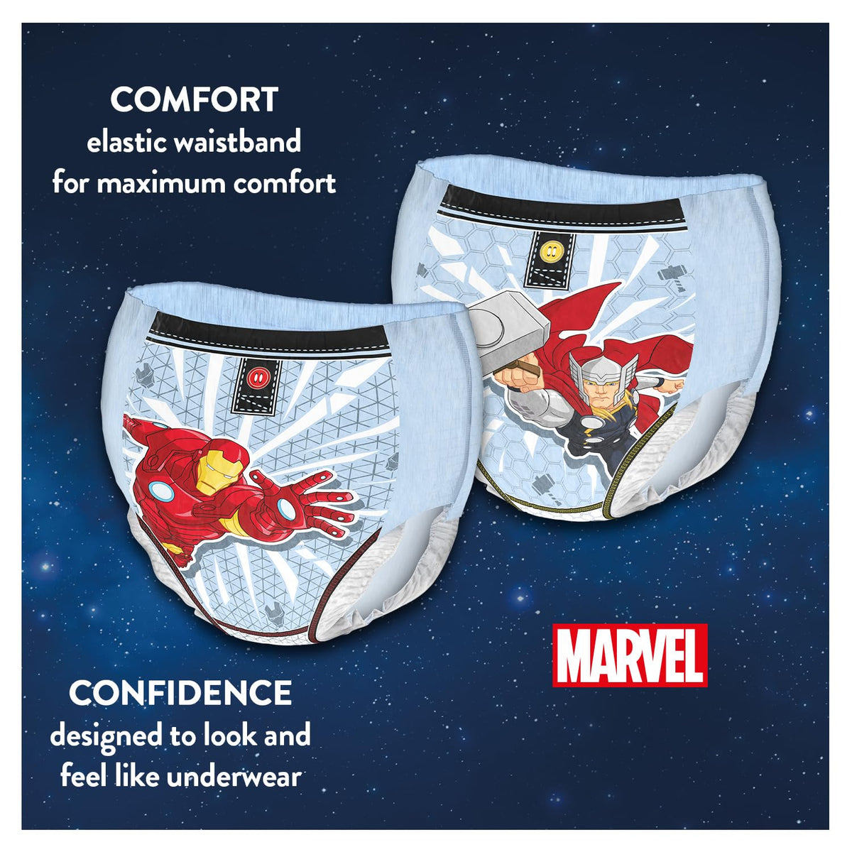 HUGGIES DryNites, Pyjama Pants, Boys 4-7 Years (17-30KG), 64 x bedwetting Pants, Up to 100% Leak Free Nights