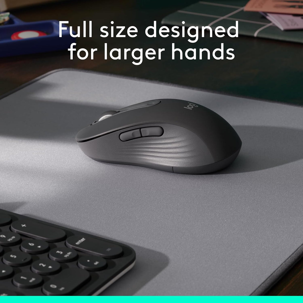 Logitech Signature M650 L Full Size Wireless Mouse - For Large Sized Hands