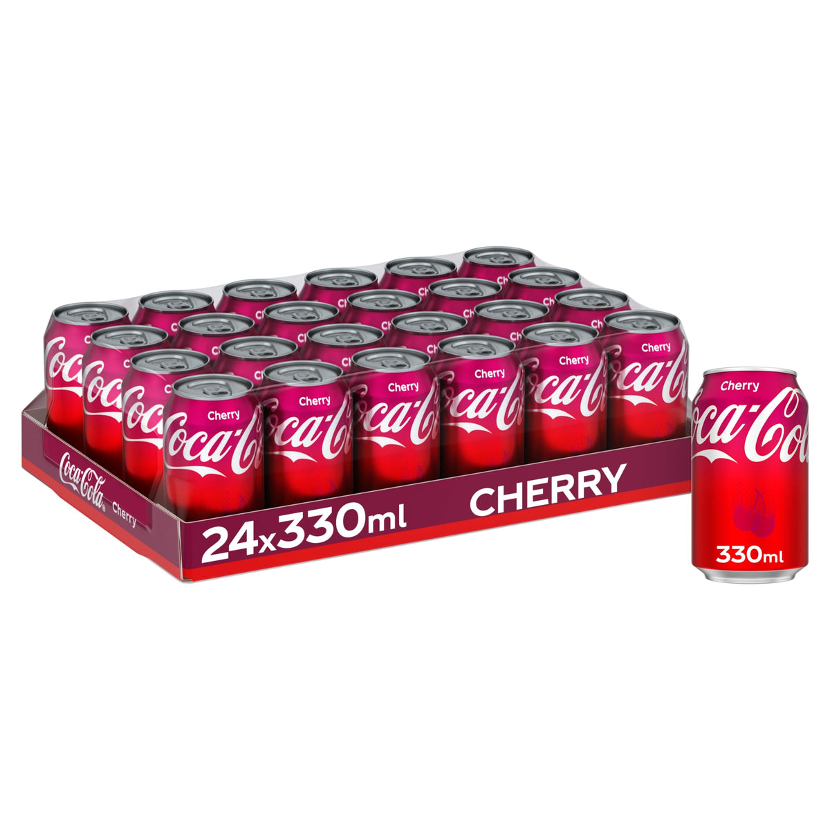 Coca-Cola Original Taste Soft Drink Cans, 24 x 330 mL