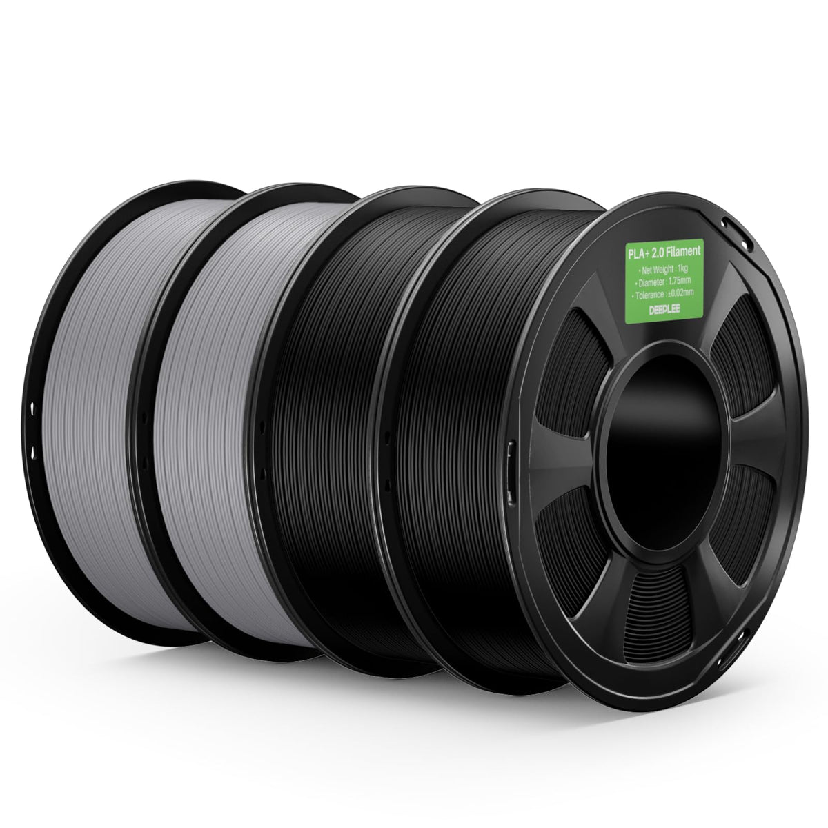 DEEPLEE PLA Plus 1.75mm Filament Beige/Brown 2KG Bundle