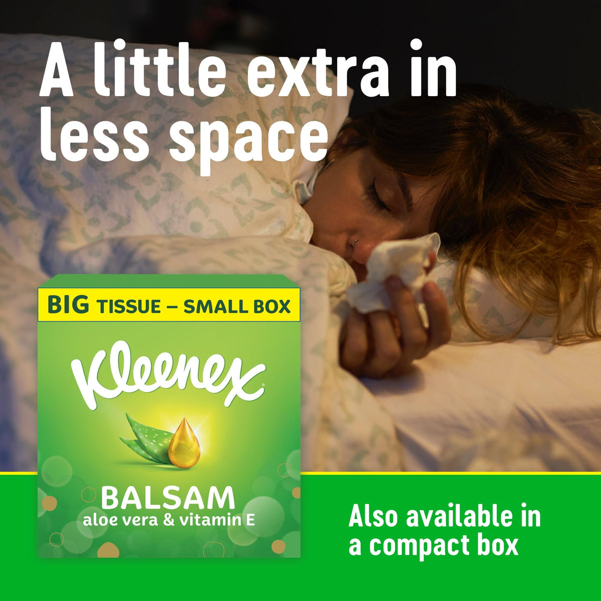 Kleenex Balsam Facial Tissues - Multipack 2 Tissue Boxes