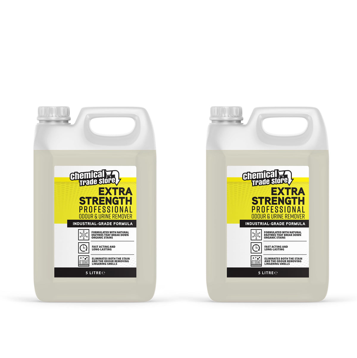 Enzyme Odour & Urine Remover 2.5L - Professional Pet Stain & Smell Eliminator - Safe for Carpets, Upholstery & Hard Floors