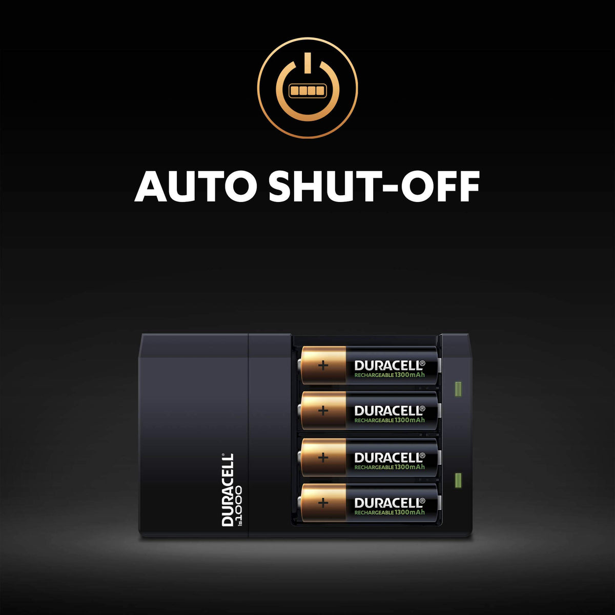 DURACELL AAA Rechargeable Batteries (4 Pack) 1.2V, 750 mAh NiMH