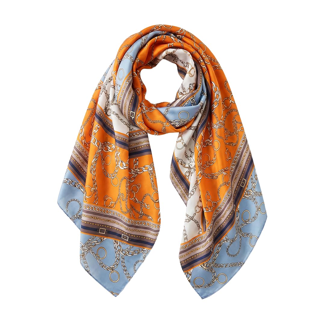 Trillion London® Silk Shawl Birthday Gifts for Women - Designer Silk Scarf