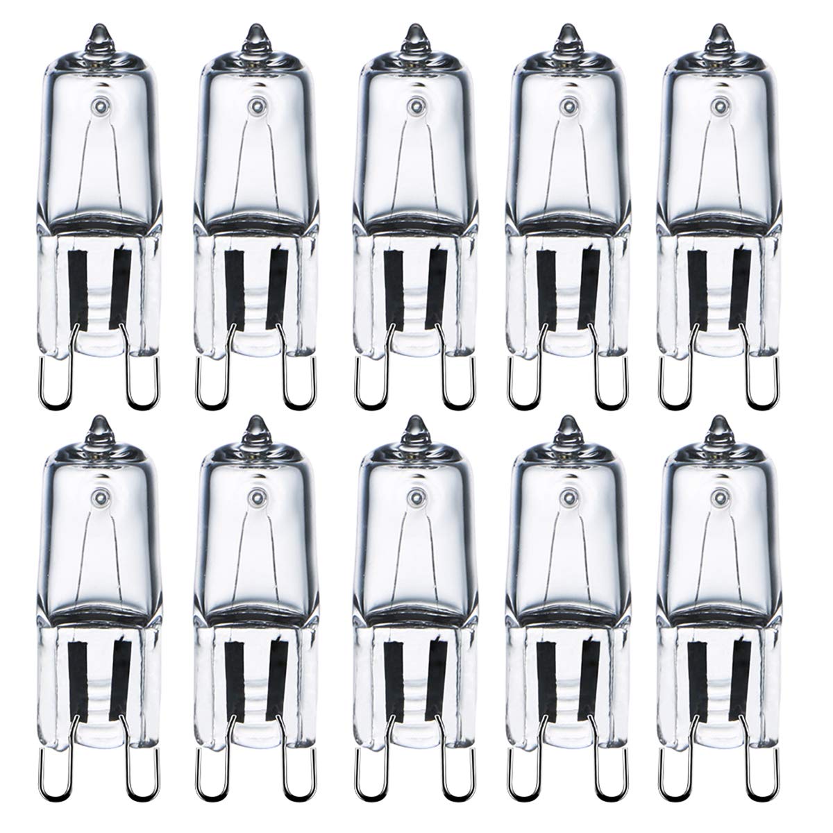 5Pack G9 Halogen Bulbs 230V 33W (34W) 2800K Warm White 450lm Clear G9 Capsule Bulb Dimmable