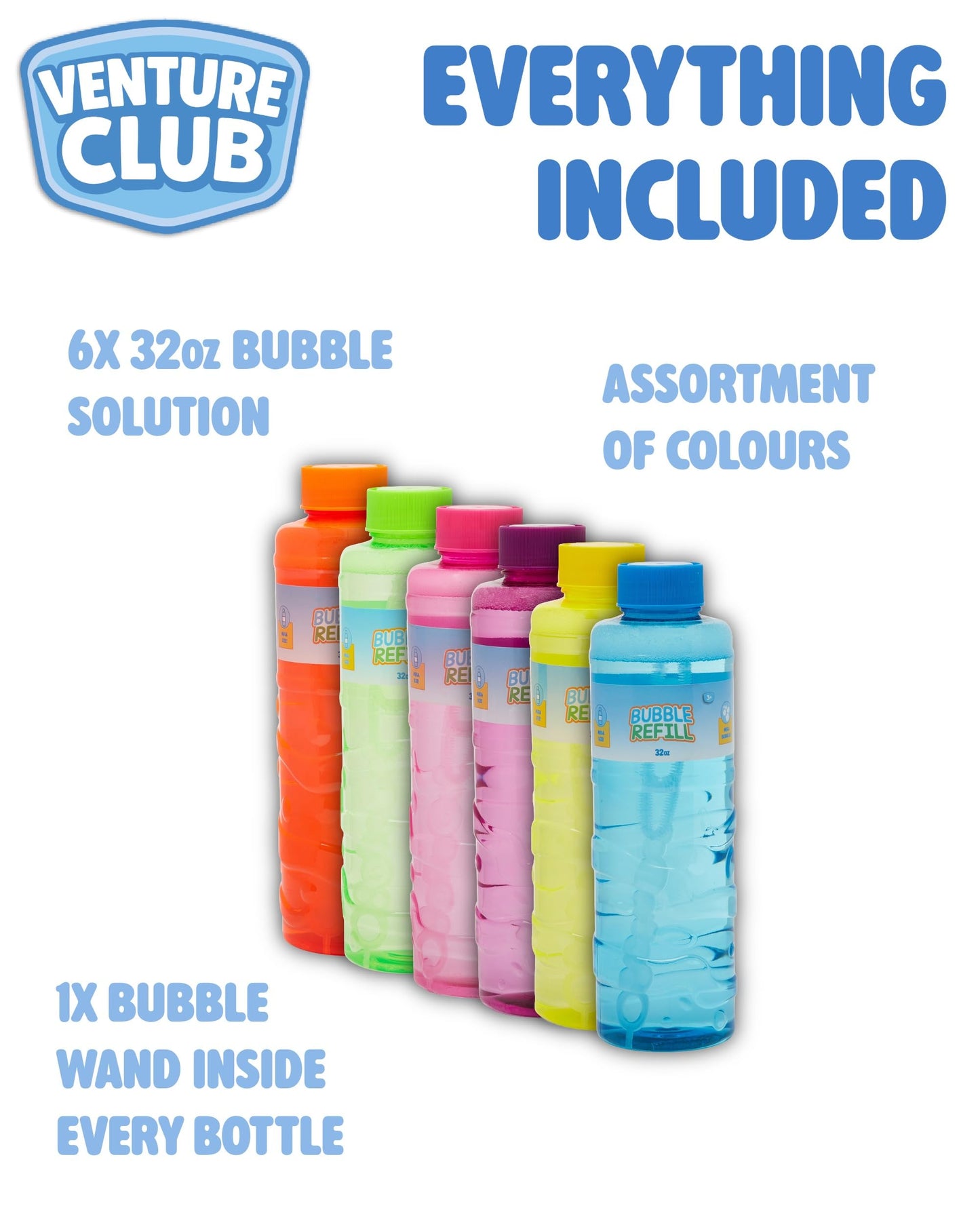 Venture Club Bubble Machine Lantern - Automatic Bubble Maker - Bubbles for Kids & Toddlers, Garden Toys & Games for Outdoor Play, Party & Active Fun - Free Standing, Easy Setup, Children Aged 3+