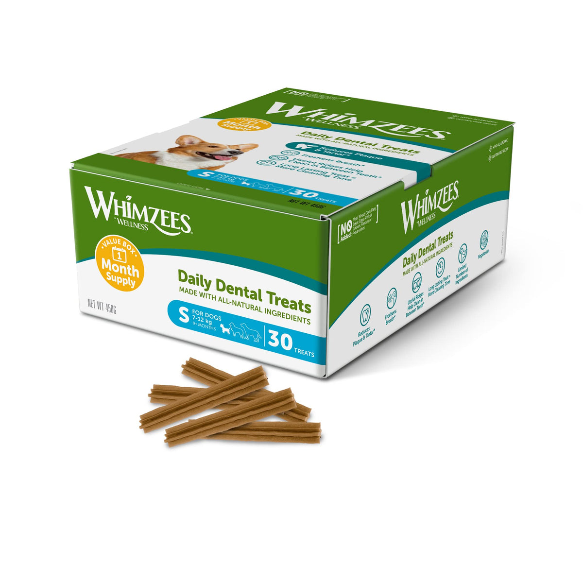 WHIMZEES Stix S, 28 Pieces – Size S