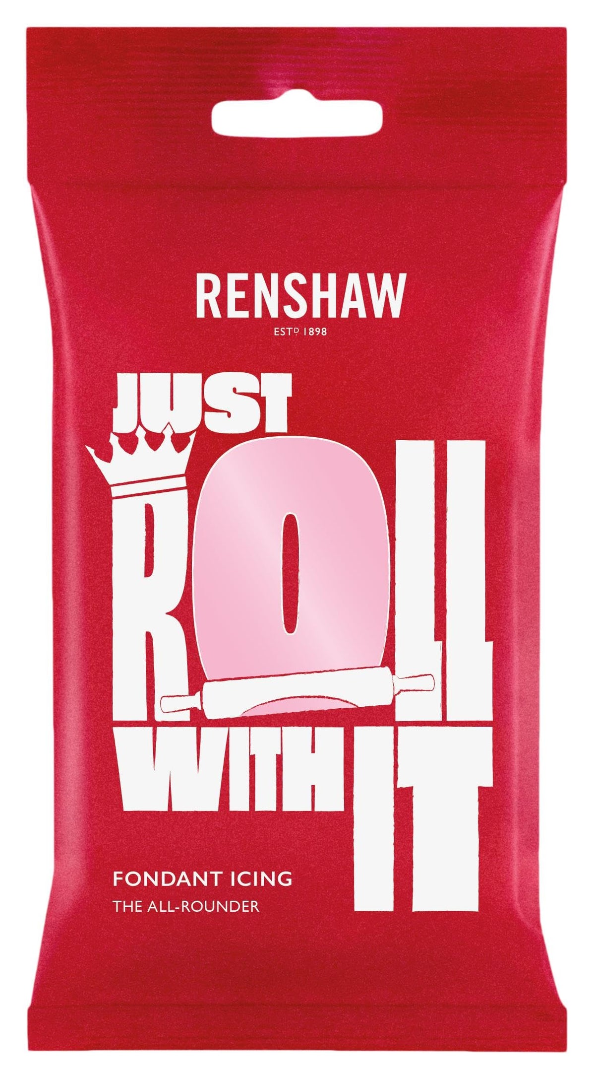 Renshaw White Ready to Roll Fondant Icing, 500 g (Pack of 1)