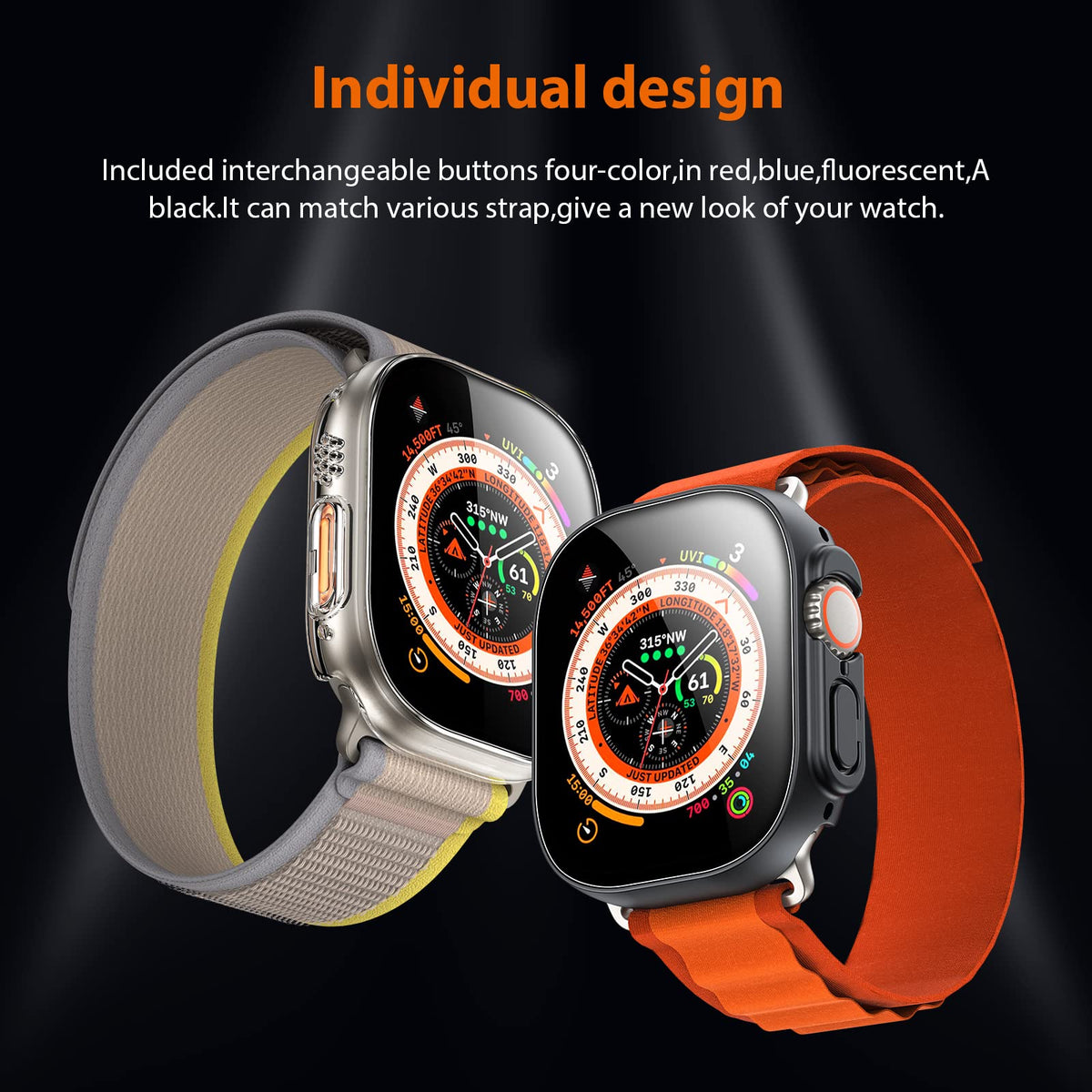 LK 6 Pack for Apple Watch Series 12/11/10 42mm Screen Protector
