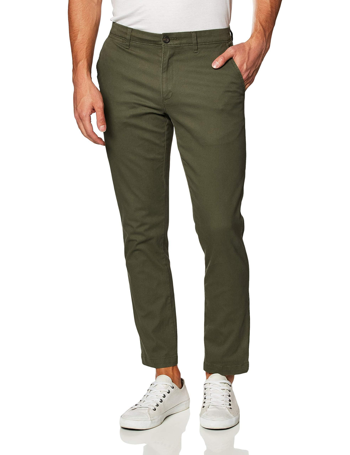 Amazon Essentials Men's Slim-Fit All-Day Stretch Casual Chino Trouser