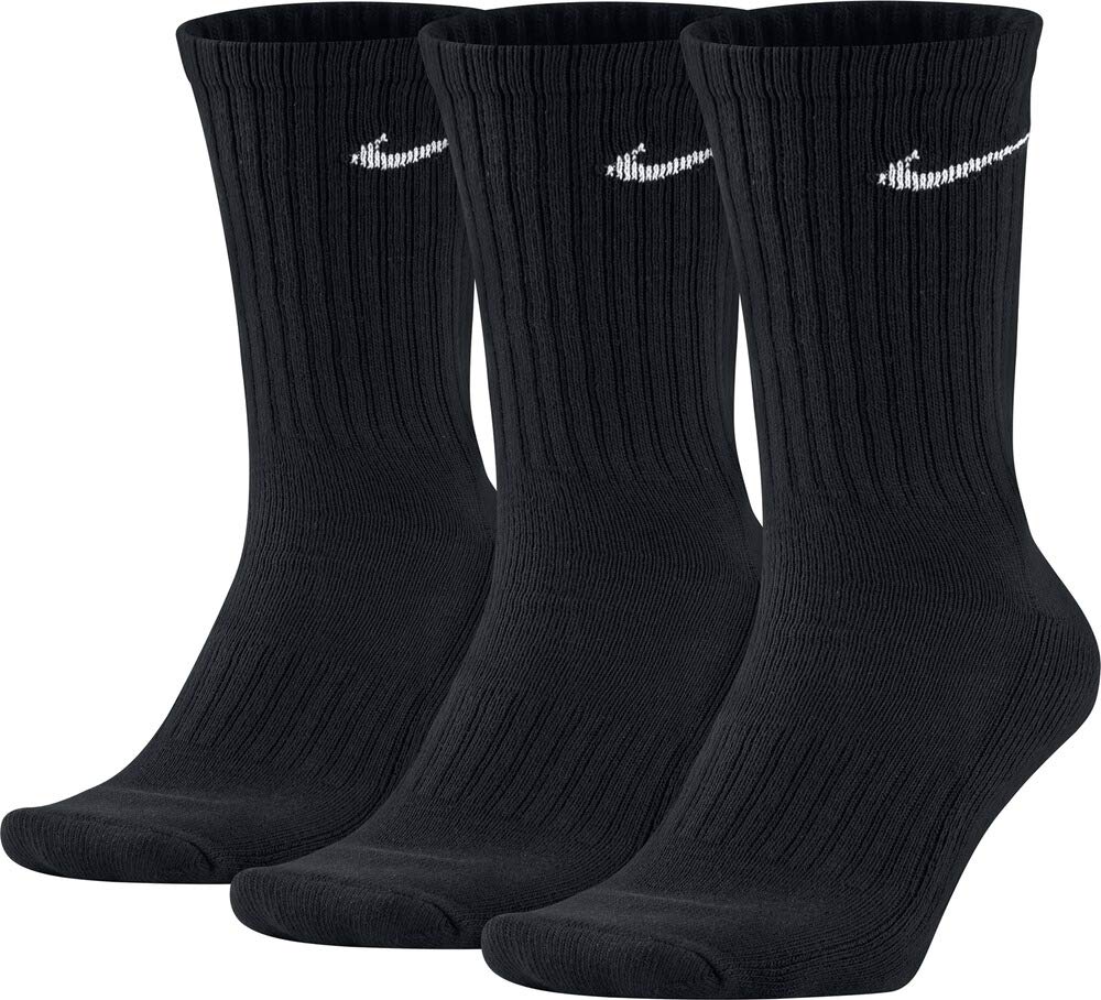 NIKE Men's U Nk Everyday Cush Crew 6pr-bd Socks