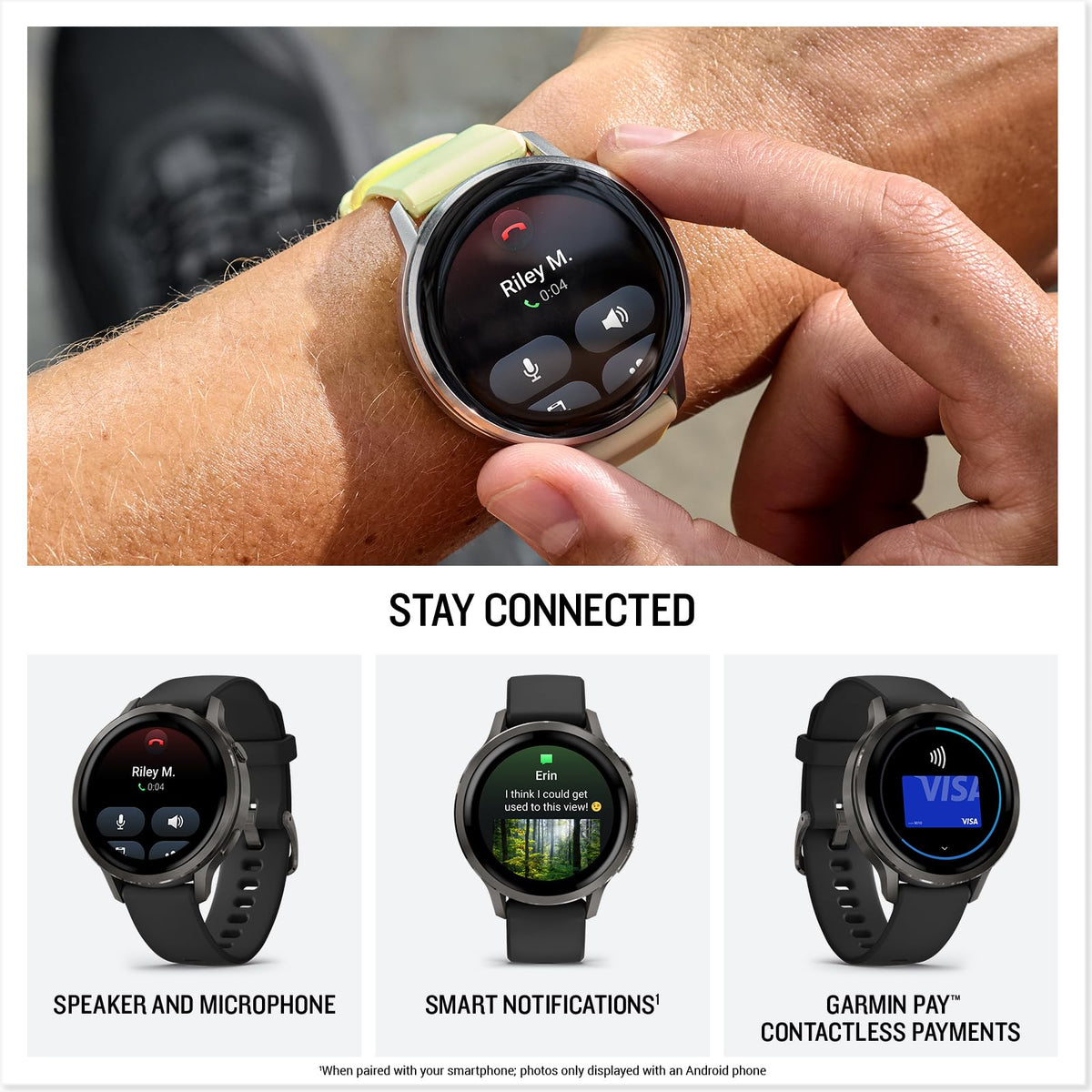 Garmin Venu 4, 45mm GPS smartwatch, Black