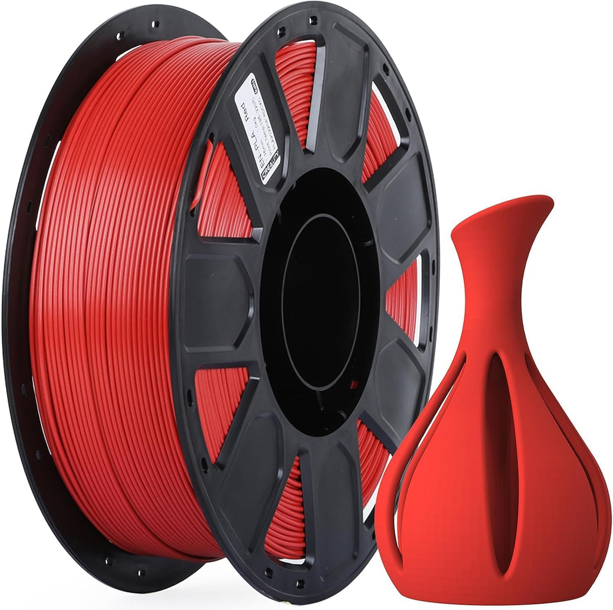 Creality Ender PLA 3D Printer Filament 1.75mm, 4 Packs 1KG Spool(2.2lbs), Dimensional Accuracy +/-0.03mm, No Clogging & Bubbles, Fits for Most FDM 3D Printers (White*4KG)