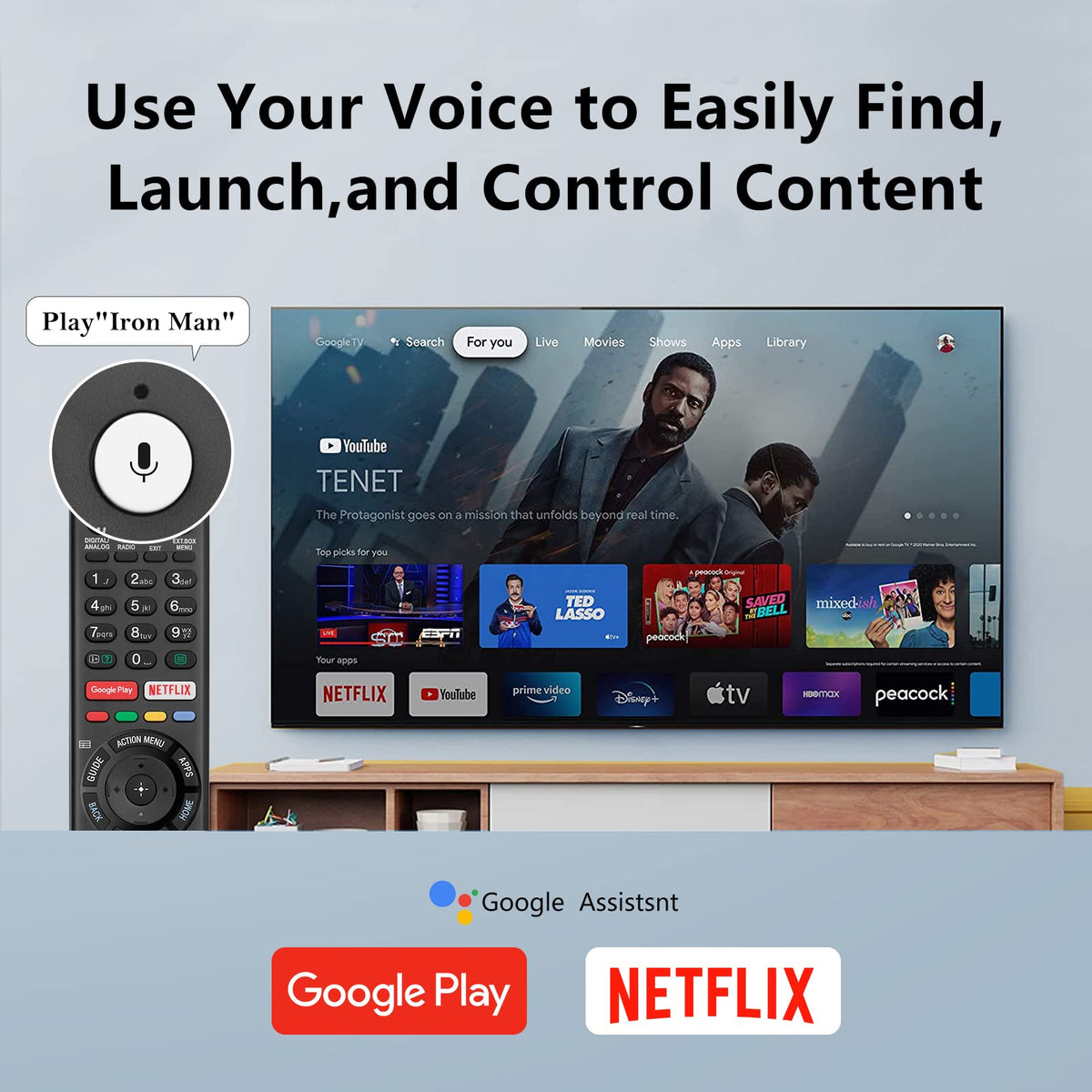 Universal for Samsung TV Remote Replacement【2 Pack】