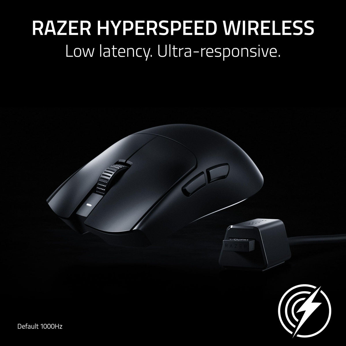 Razer Viper V3 HyperSpeed - Wireless Esports Mouse (Focus Pro 30K Optical Sensor, Up to 280 hours of Battery Life, Mechanical Mouse Switches Gen-2, 4000 Hz Wireless Polling Rate) Black