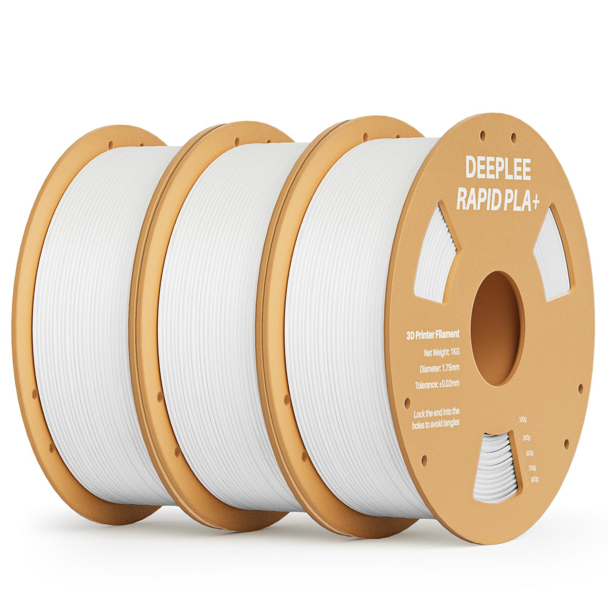 DEEPLEE Rapid PLA Plus Filament 1.75mm Orange 1kg