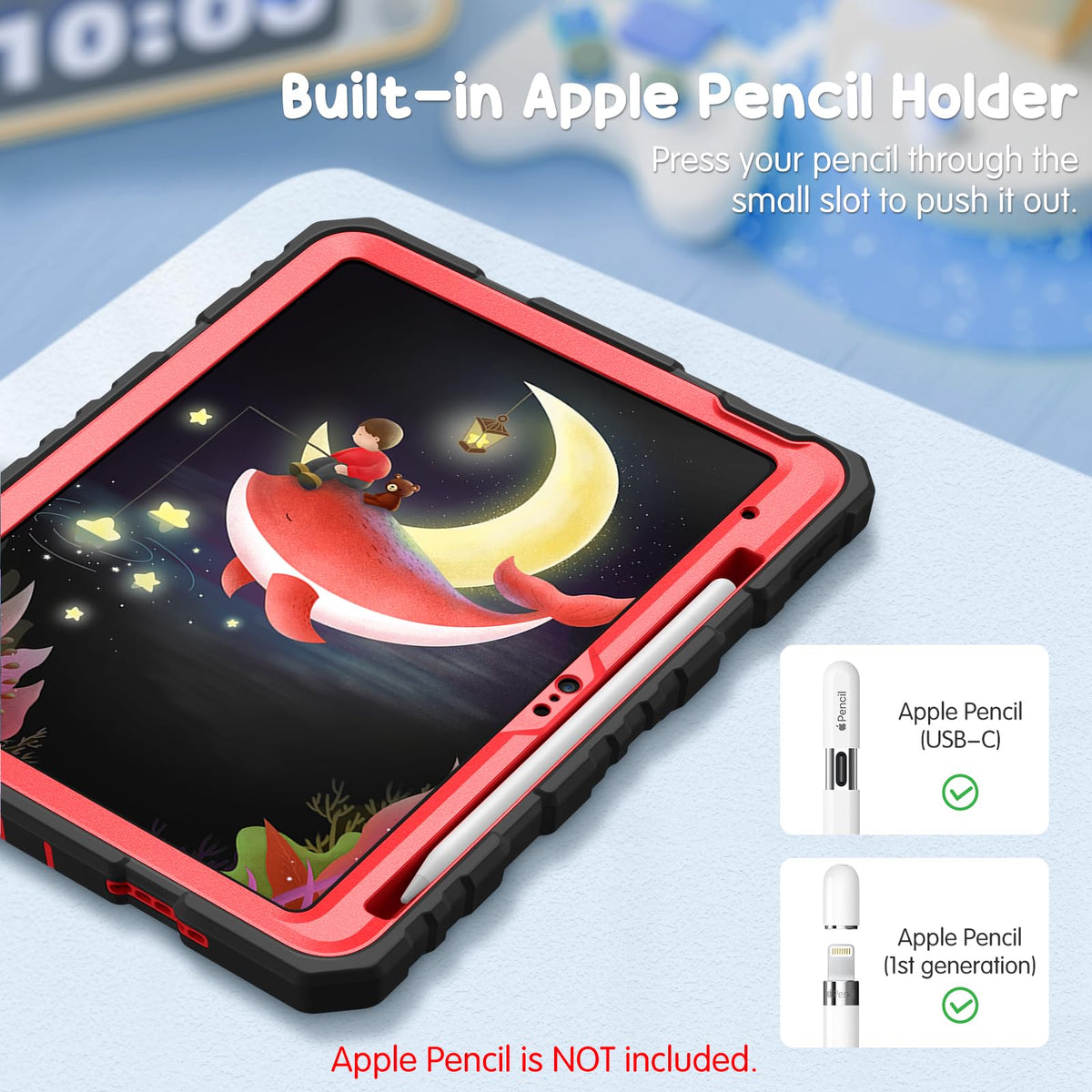 FINTIE Kid-Friendly Case for iPad (A16) 11th Gen 11 Inch, iPad 10th Gen