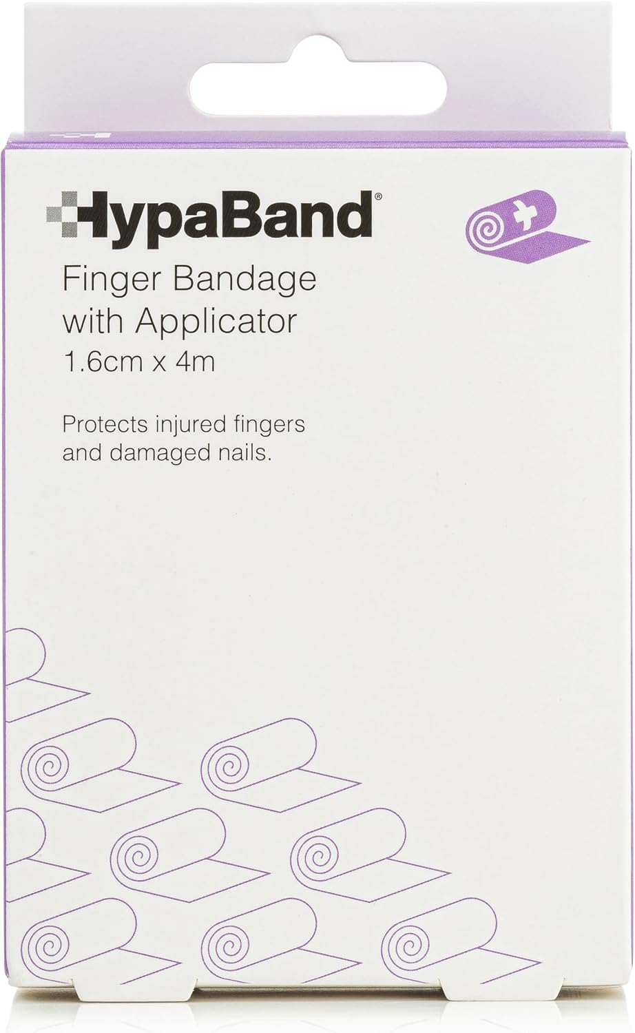 Safety First Aid HypaBand Finger Bandage with Applicator, 1.6cm x 4m