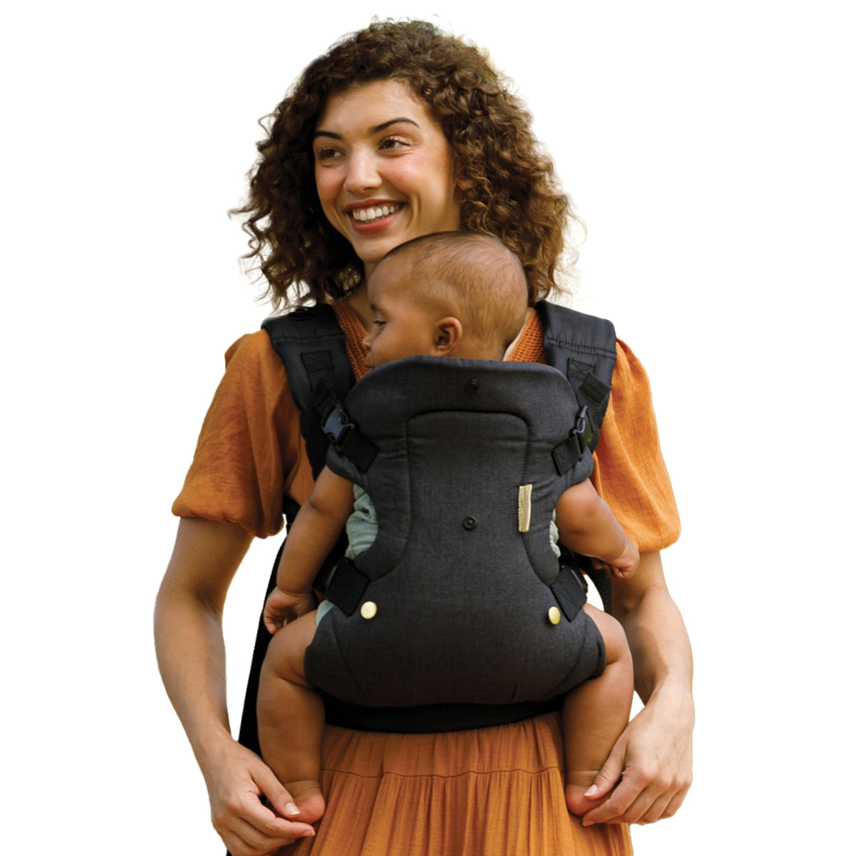 Infantino Flip Advanced 4-in-1 Baby Carrier - Ergonomic, Convertible, Face-in and Face-Out Front and Back Baby Carrier for Newborn to Toddler 3,6-14,5kg, Grey