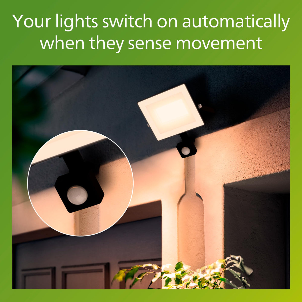 Philips Lois Outdoor Floodlight, White, 10 W