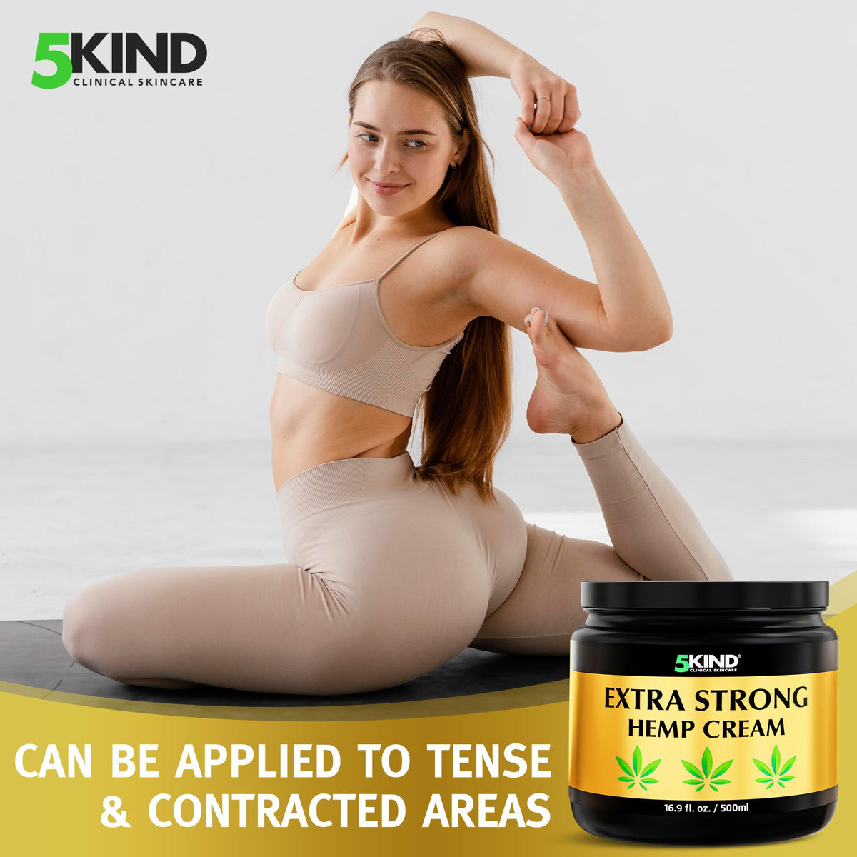 5Kind Extra Strong Hemp Cream 100ml - Hemp and Arnica Cream