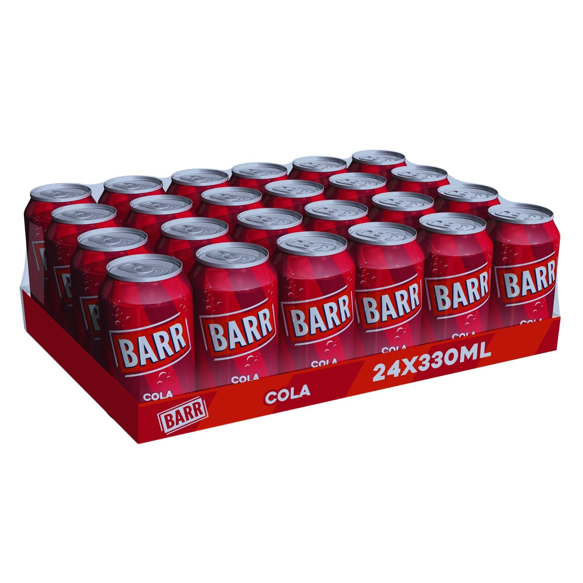 Barr Cream Soda Zero Sugar Sparkling Soft Drink, 24 Pack, 330ml Cans