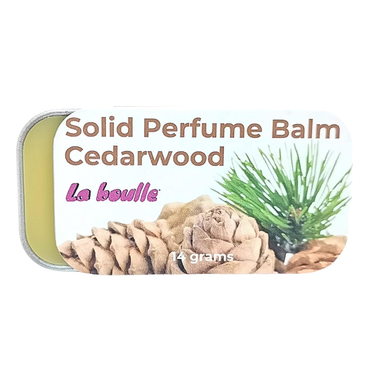 Sandalwood Solid Natural Perfume Balm. For sensitive skin. Handmade in UK.