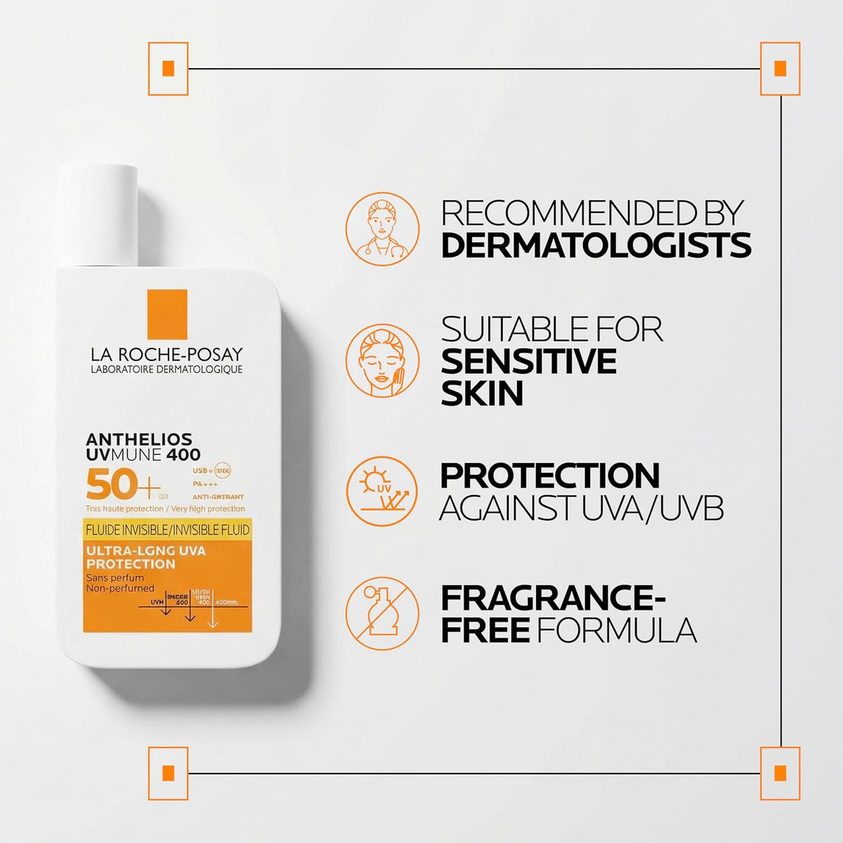 La Roche-Posay Anthelios UVmune 400 Invisible Fluid SPF50+ 50ml