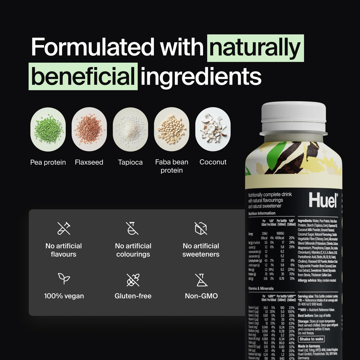 Huel Black Edition RTD | 12x500ml 35g Protein | Chocolate