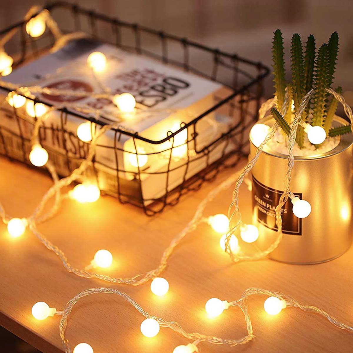 Fulighture Fairy Lights Battery Operated: 5m 16ft 40LED Snowflake