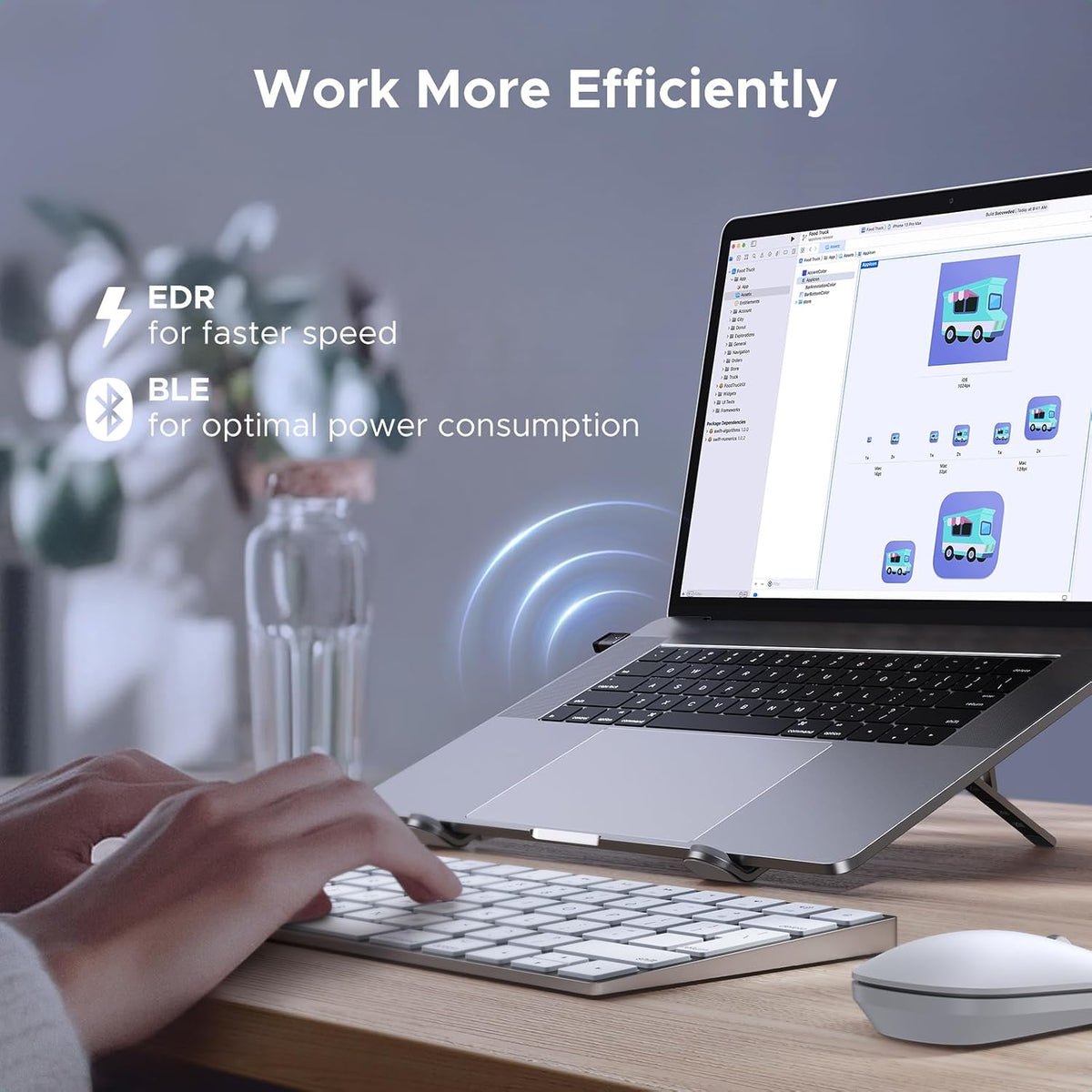 UGREEN Bluetooth 6.0 Adapter, USB Bluetooth Dongle for PC, Plug & Play