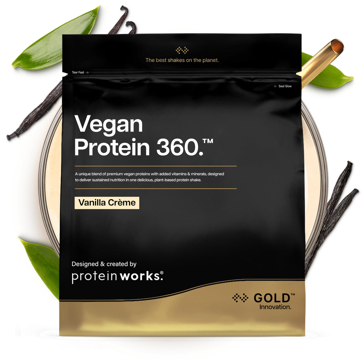 Protein Works | Vegan Protein 360 - Gold, Chocolate Bueno, 1kg