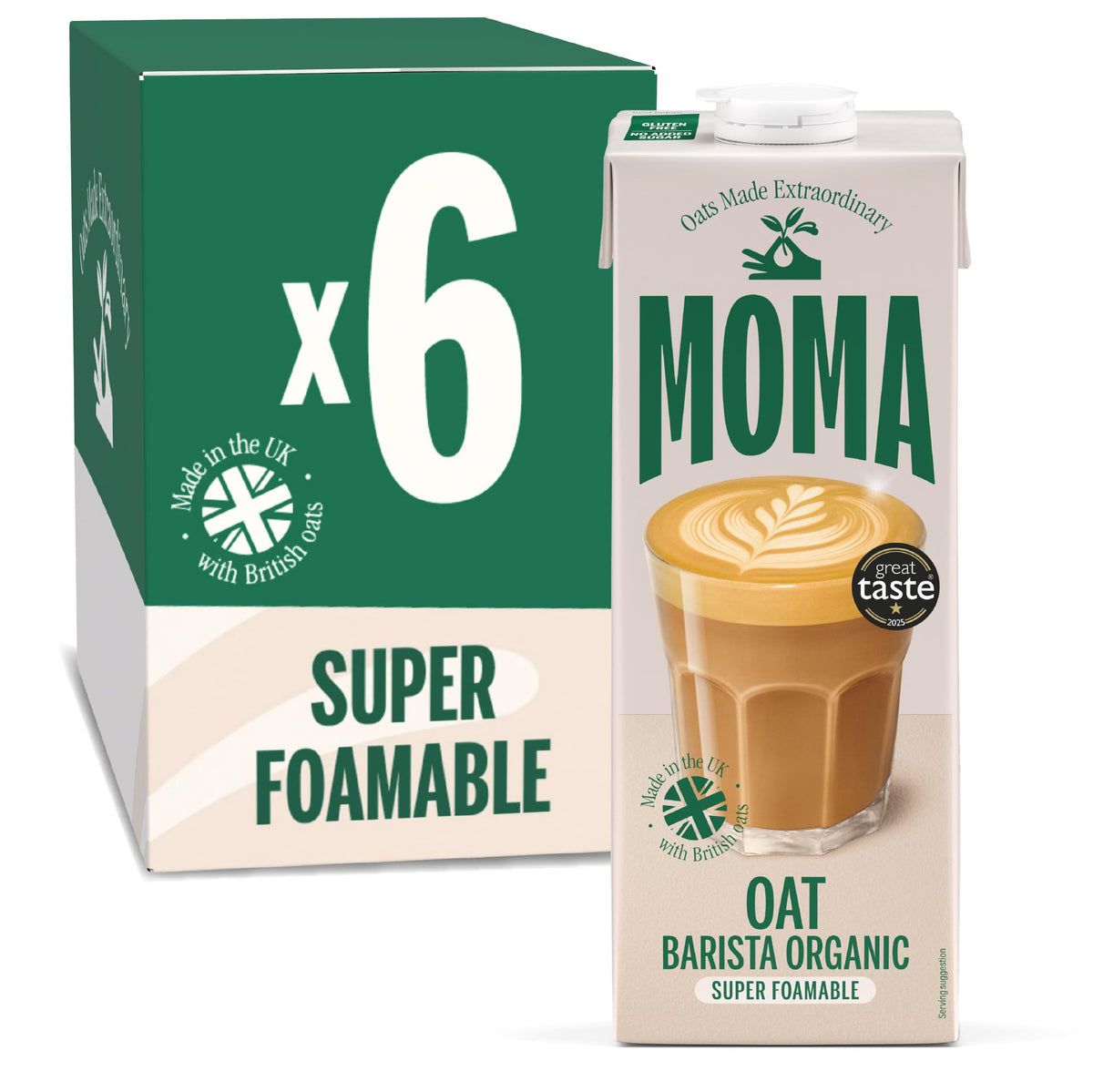 MOMA Pistachio Oat Drink • 1L • No Added Sugar • Vegan, Nut Free & GF