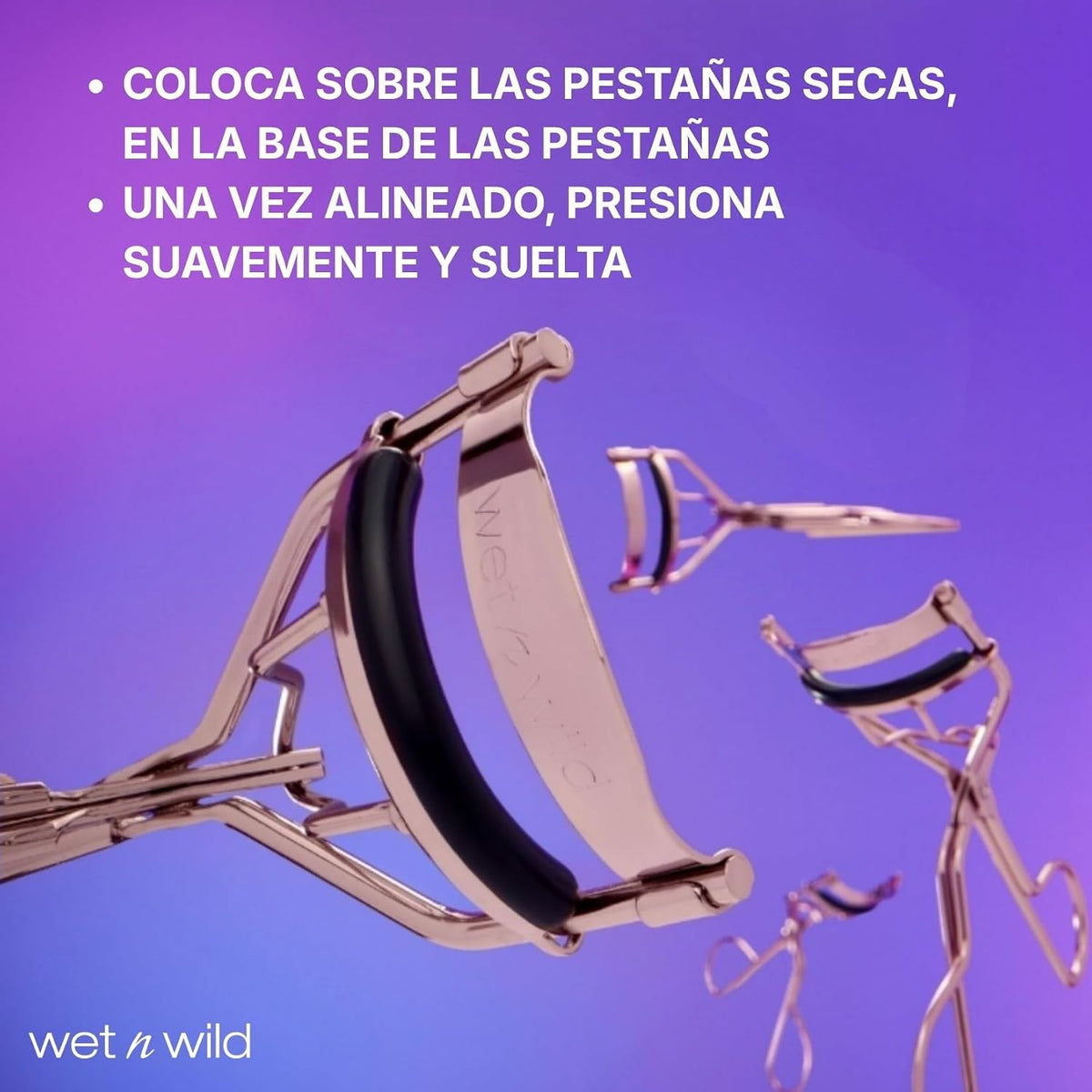Wet n Wild High On Lash, Eyelash Curler for Long Lasting Lifted Lashes, Bouncy and Soft Silicone Pad for a Safe No-Pinching, No-Pulling Experience, Travel-friendly