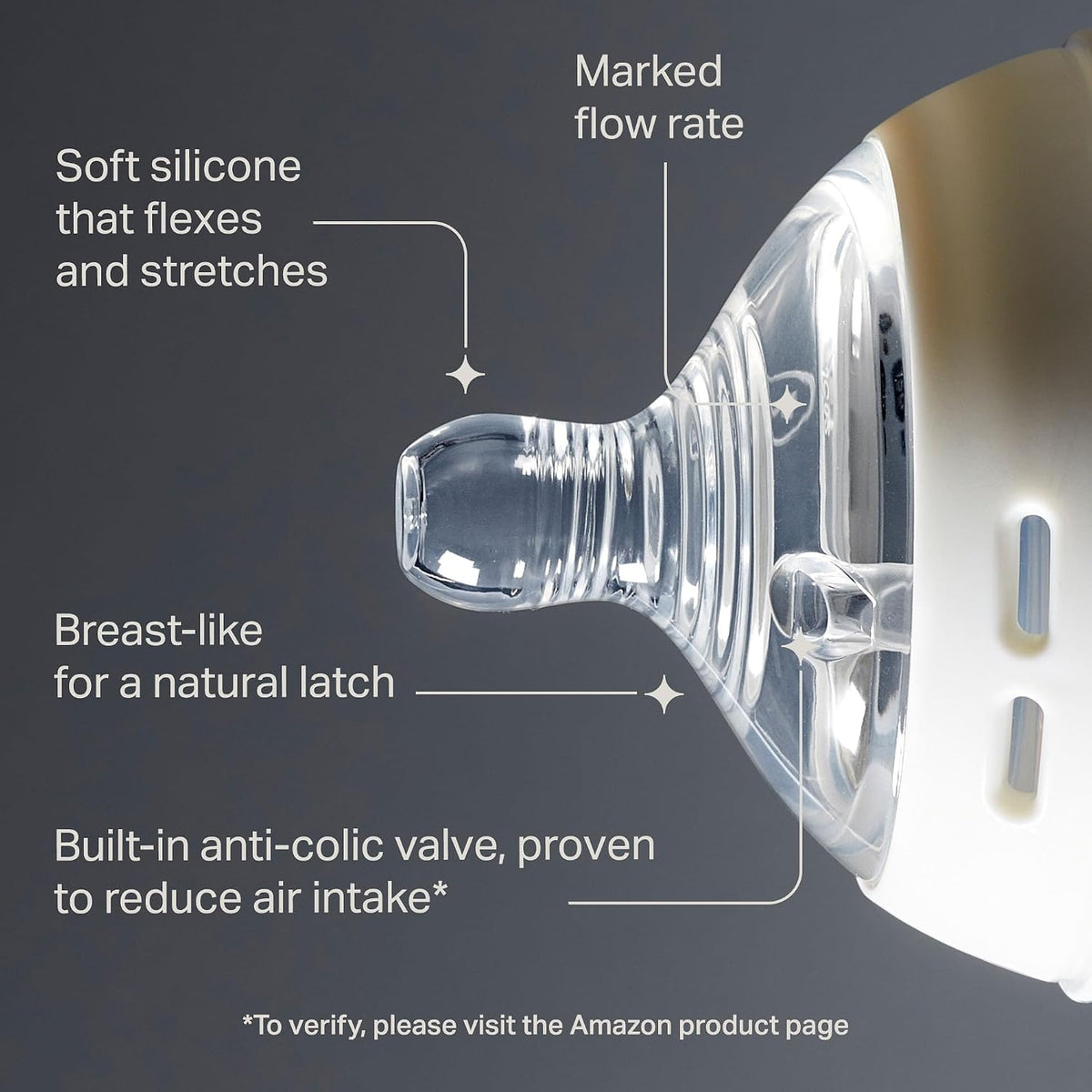 Tommee Tippee Natural Start Baby Bottle Teats Medium Flow 3m+