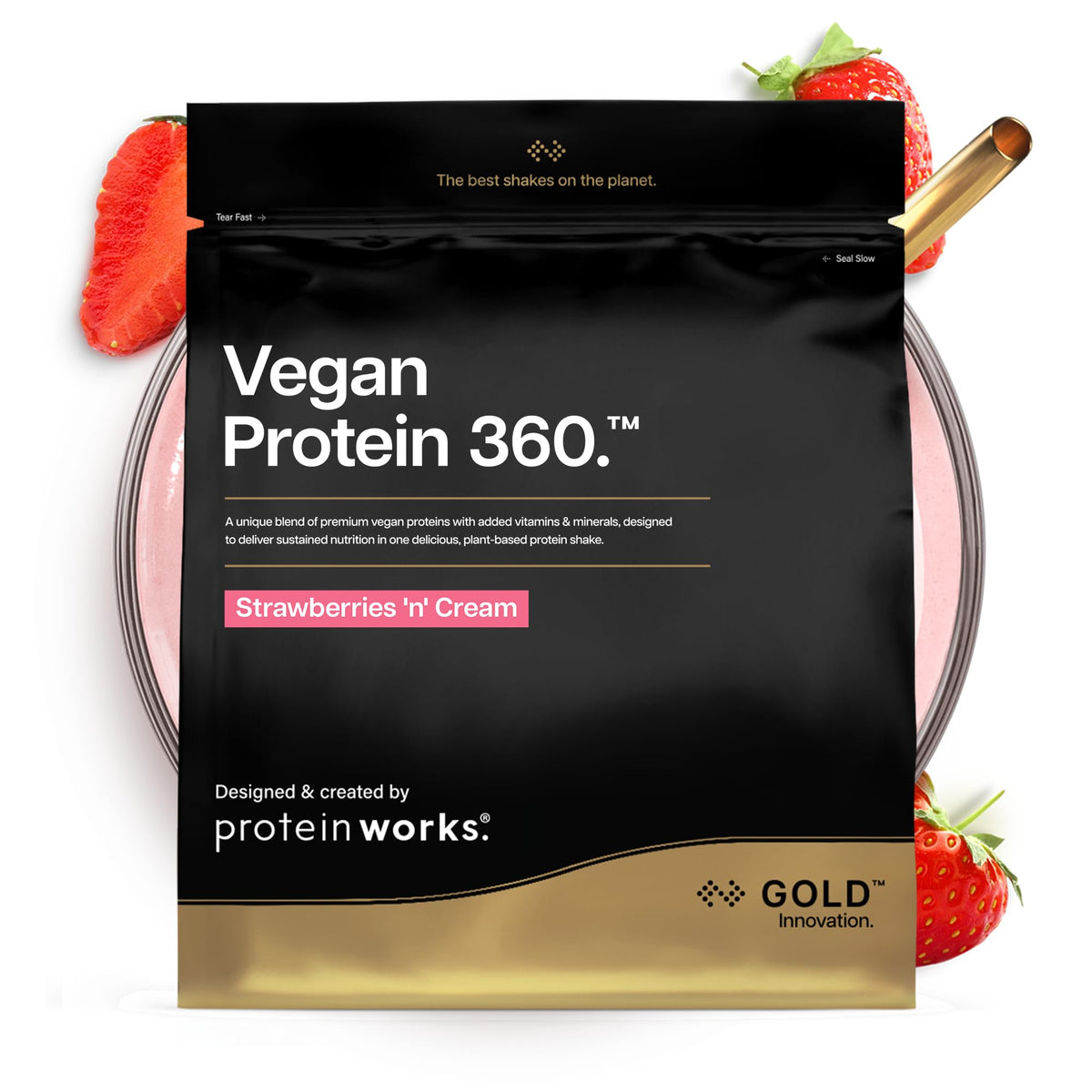 Protein Works | Vegan Protein 360 - Gold, Chocolate Bueno, 1kg