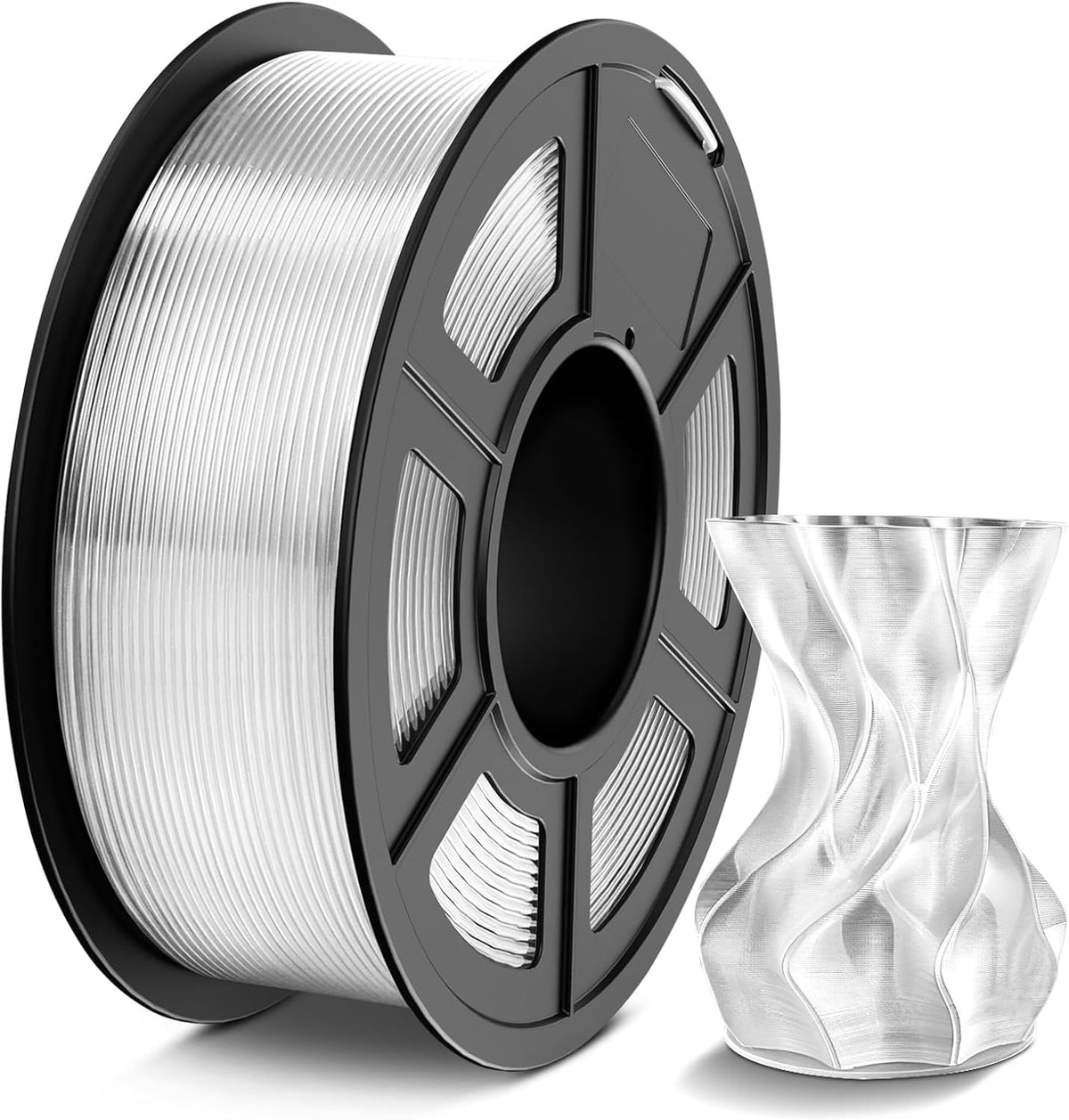 TECBEARS PETG Filament 1.75mm Black 1KG, High Strength & Toughness