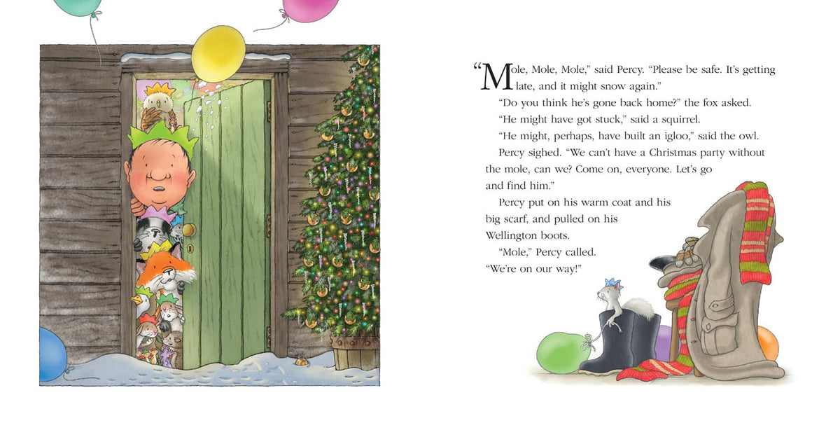 One Christmas Eve: A brand-new picture book about Percy the Park Keeper for 2026. The perfect Christmas gift for toddlers and kids aged 3+