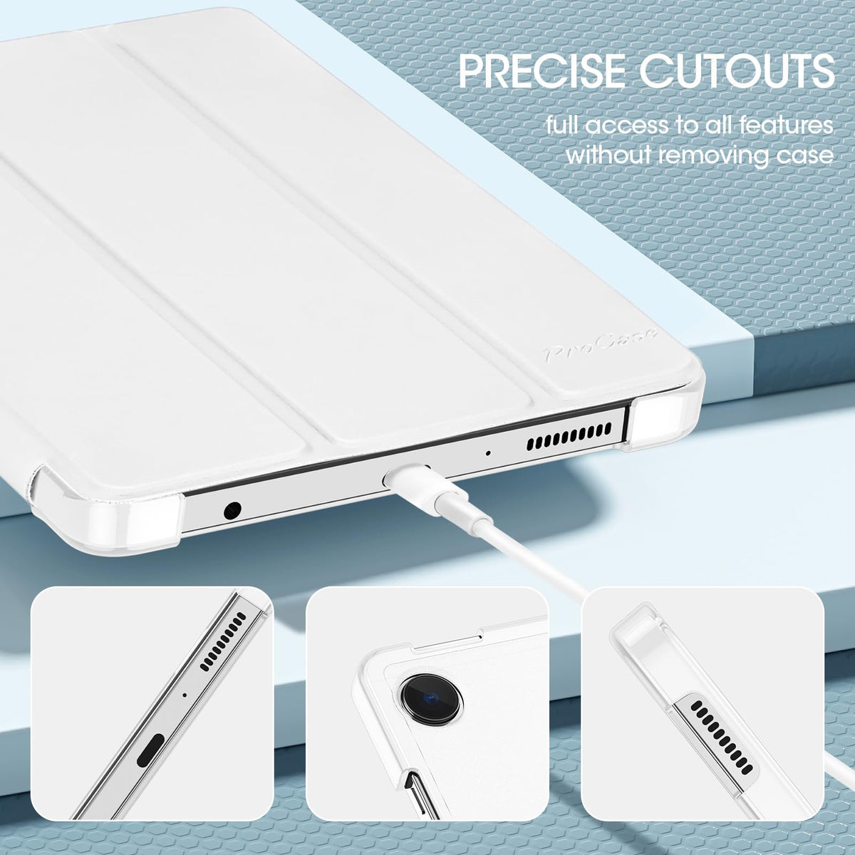 ProCase Slim Case for Galaxy Tab A11 8.7" (2025) / A9 (2023) 8.7", Navy