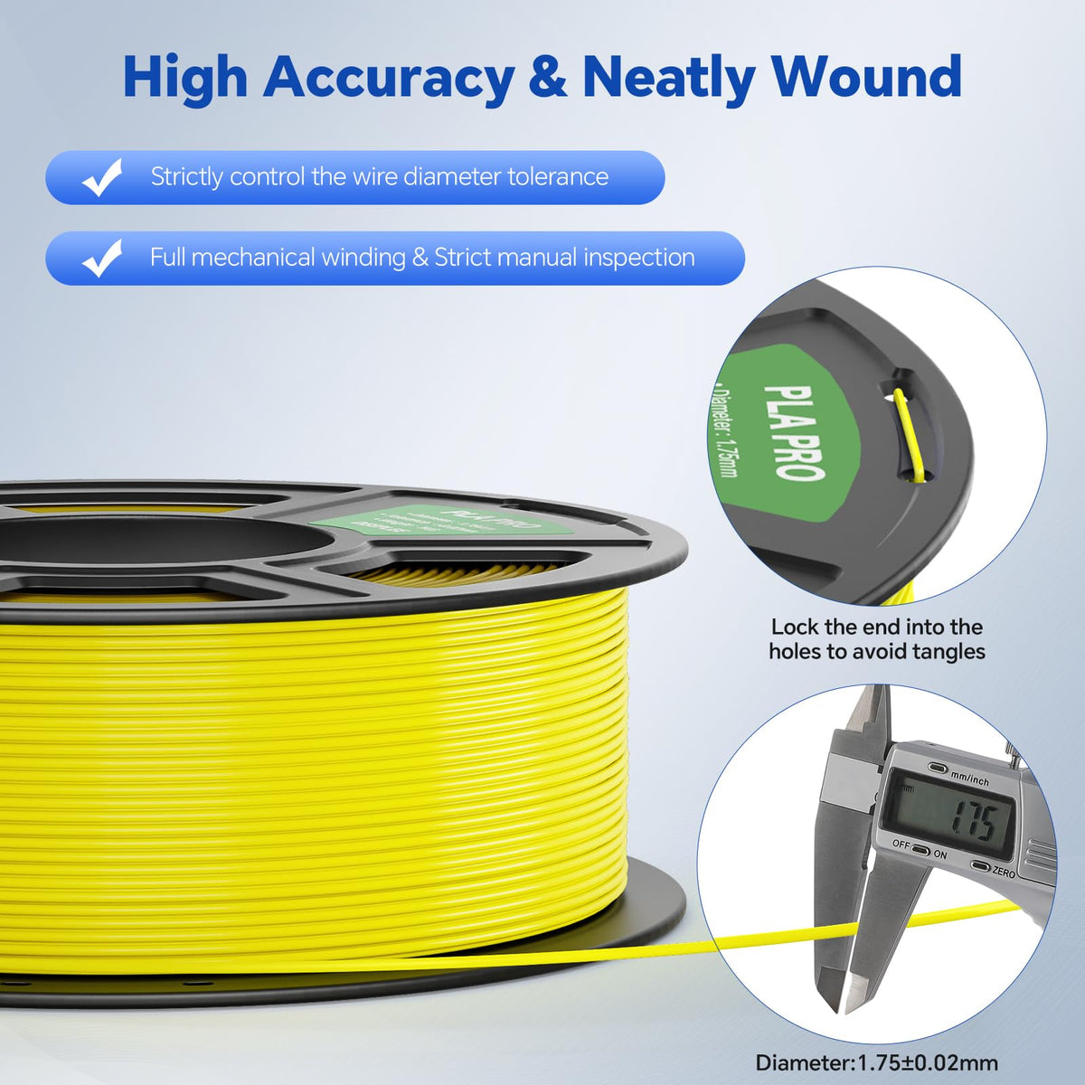 DEEPLEE PLA PRO Filament 1.75mm Brown 2KG