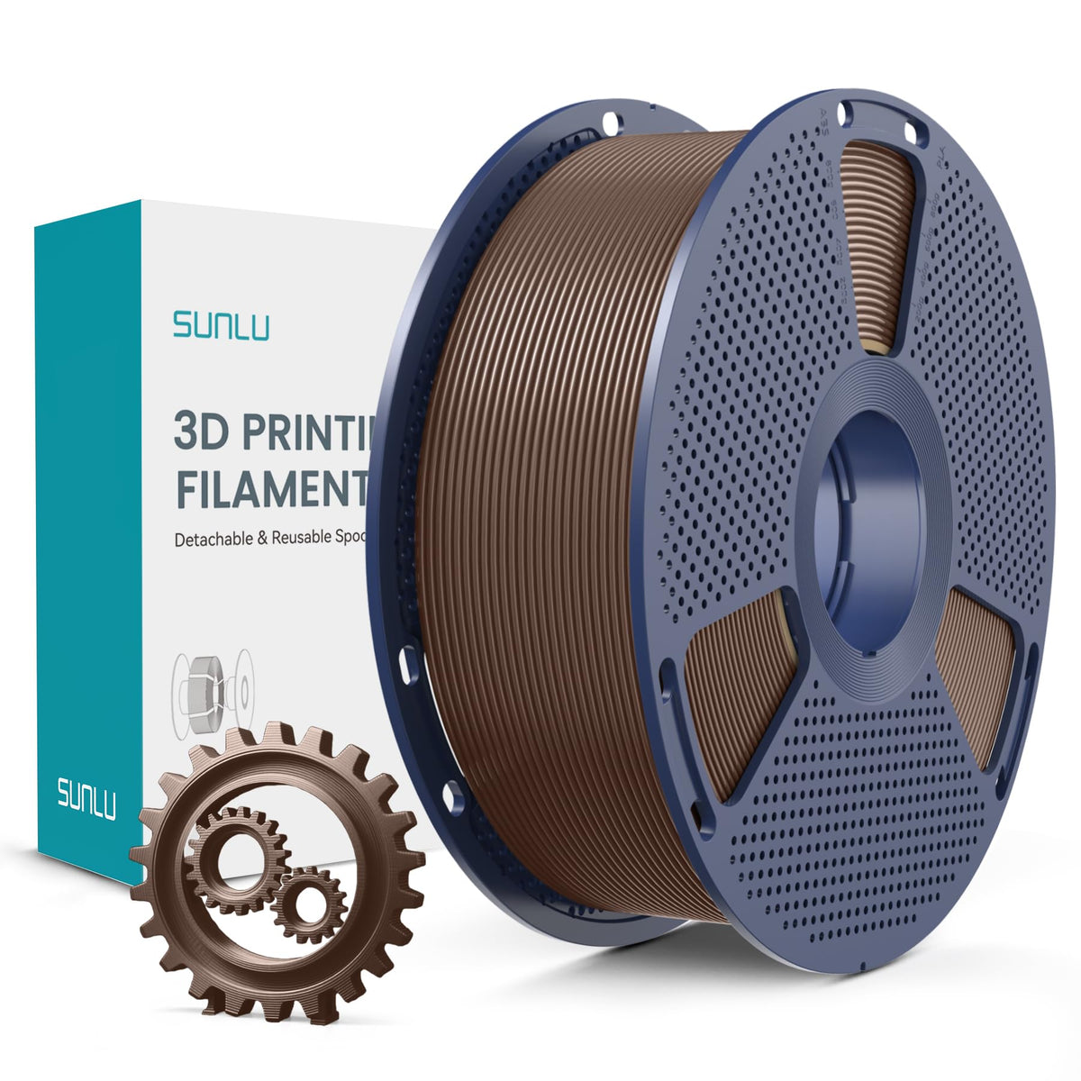 SUNLU Premium PLA+ Filament 1.75mm, Enhanced Durability and High Strength