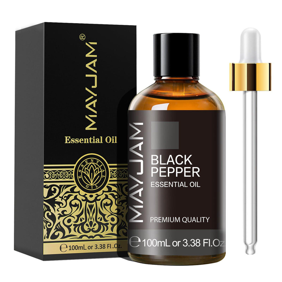 MAYJAM Peppermint Essential Oil 100ML - Premium Diffuser Oil