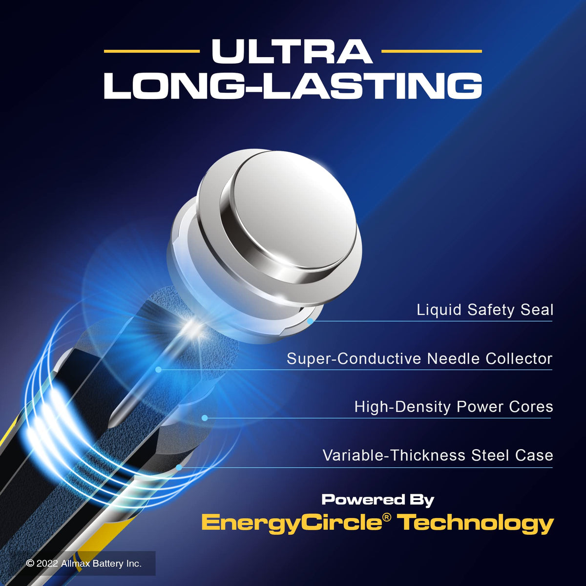 Allmax AAA (LR03) Maximum Power Alkaline Batteries (12 Count) – 1.5V