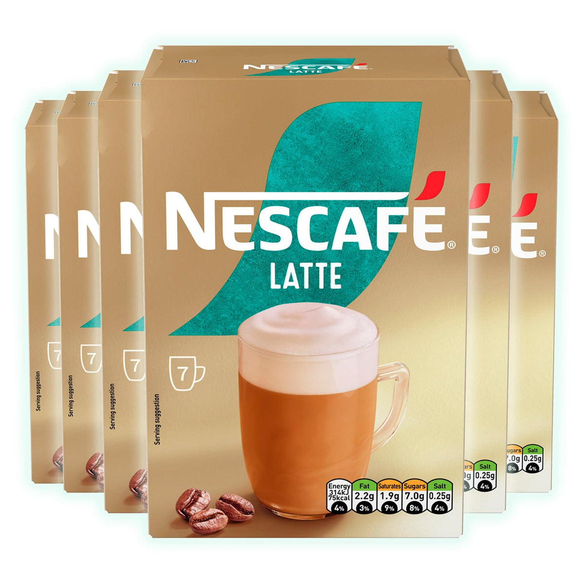 NESCAFÉ Latte Instant Coffee Sachets - 72 x 18g