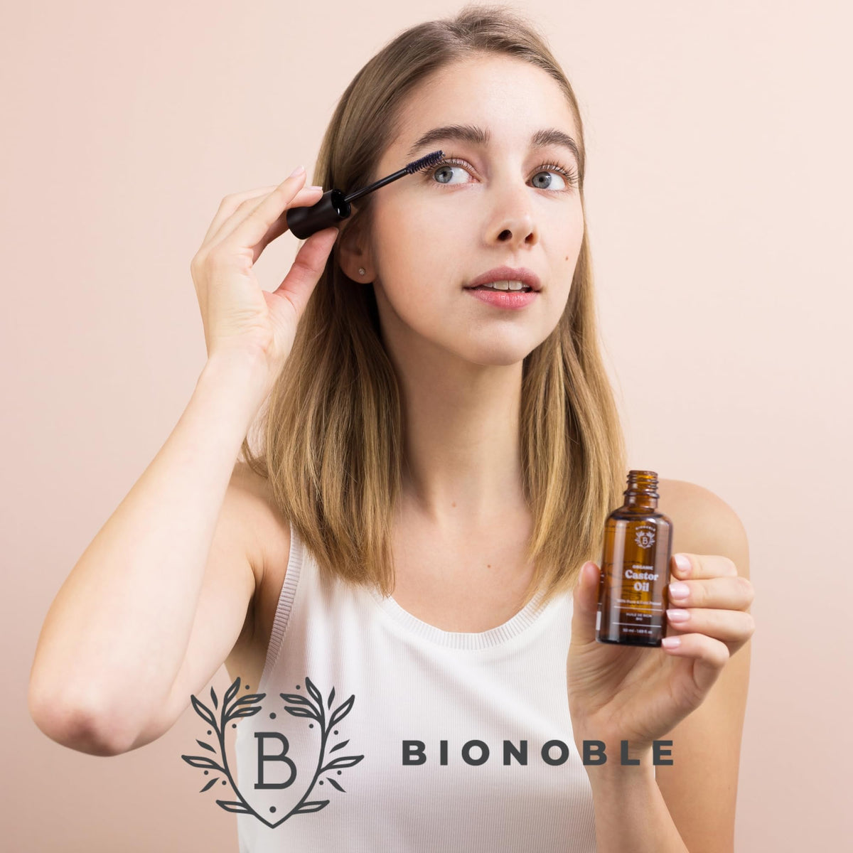 BIONOBLE Organic Rosemary Oil for Hair Growth - Hair Loss, Volume - 50ml