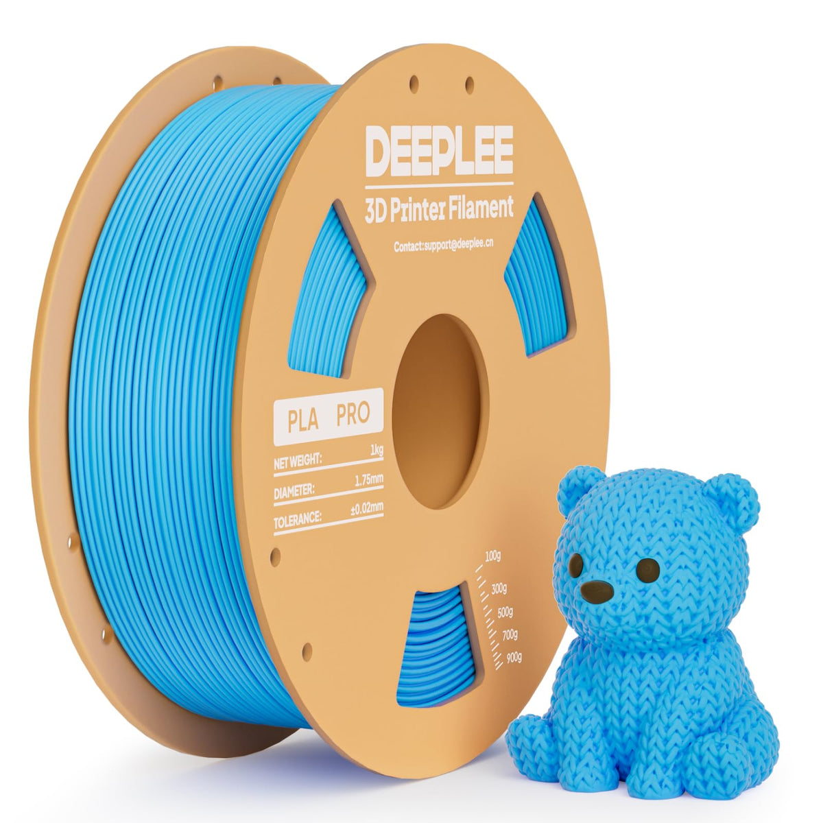 DEEPLEE PLA Filament 1.75mm PLA Pro White*1